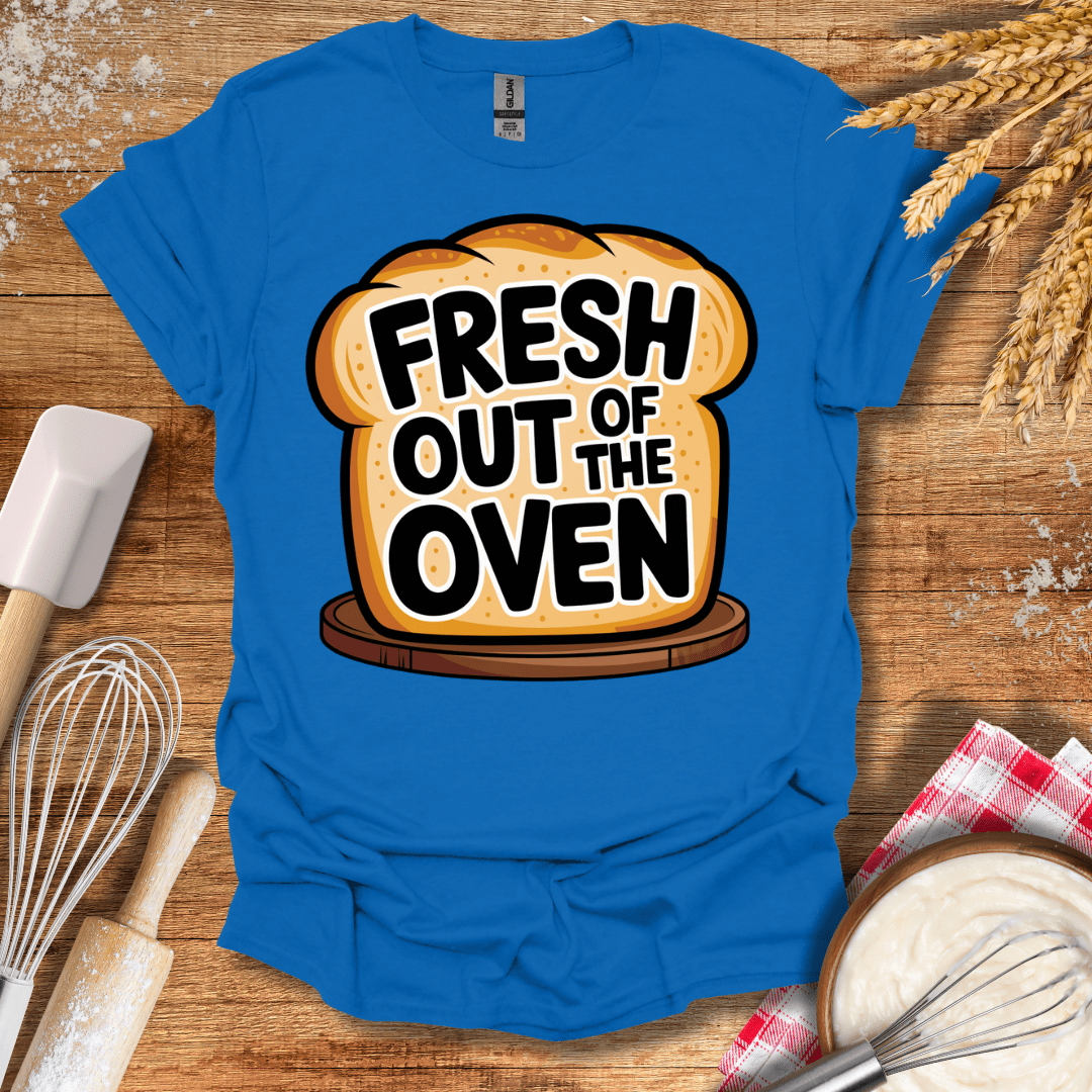 Fresh Out of The Oven T-Shirt Royal / S Baking Threads