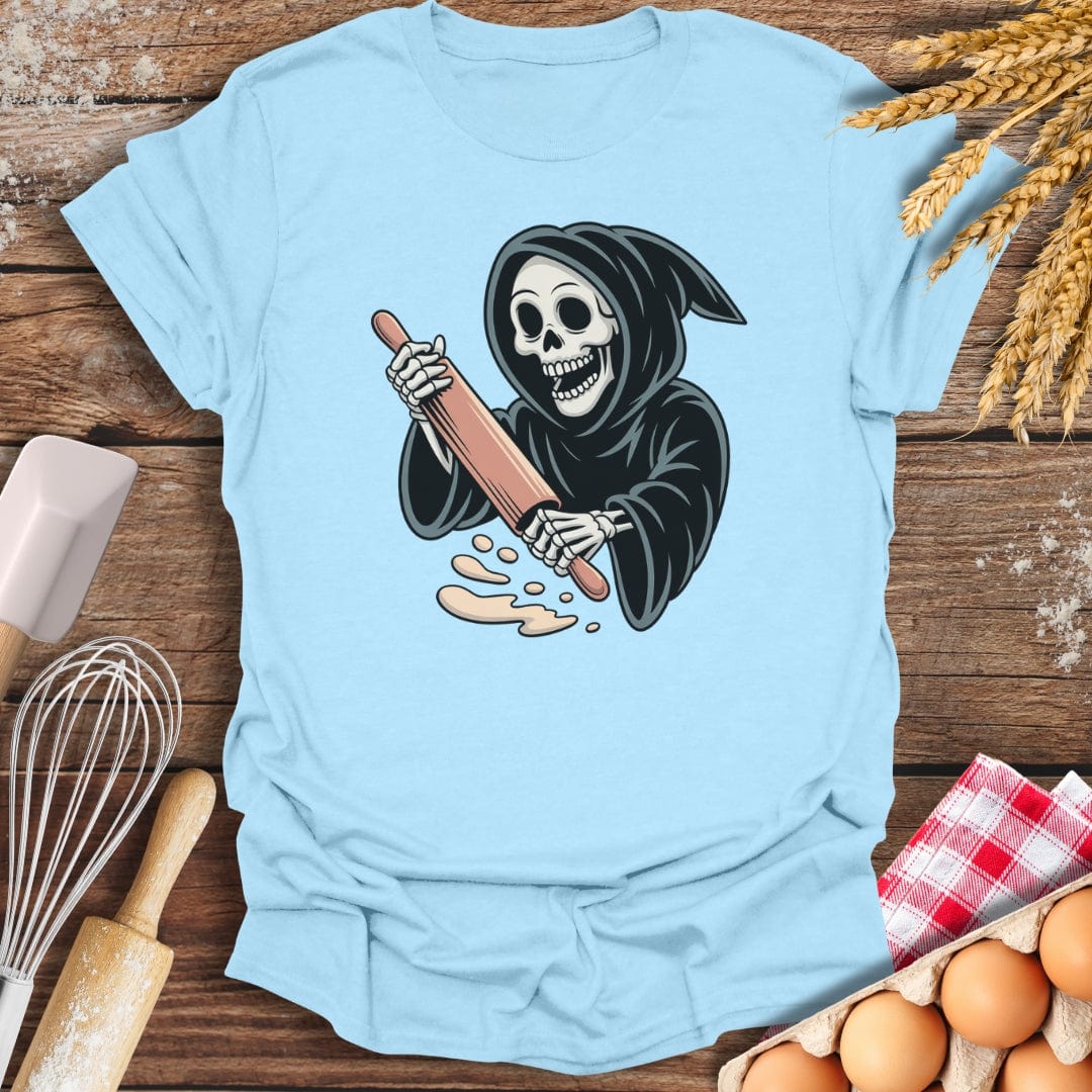 Grim Baker T-Shirt Light Blue / S Baking Threads