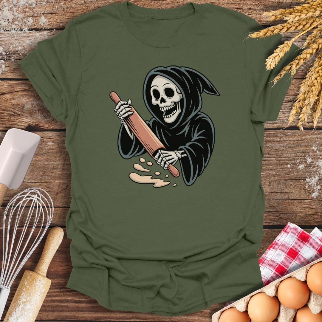 Grim Baker T-Shirt Military Green / S Baking Threads