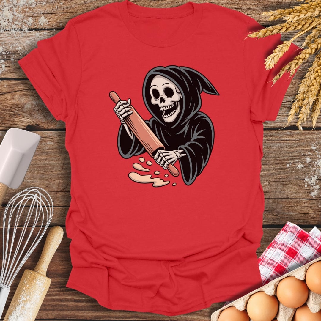Grim Baker T-Shirt Red / S Baking Threads