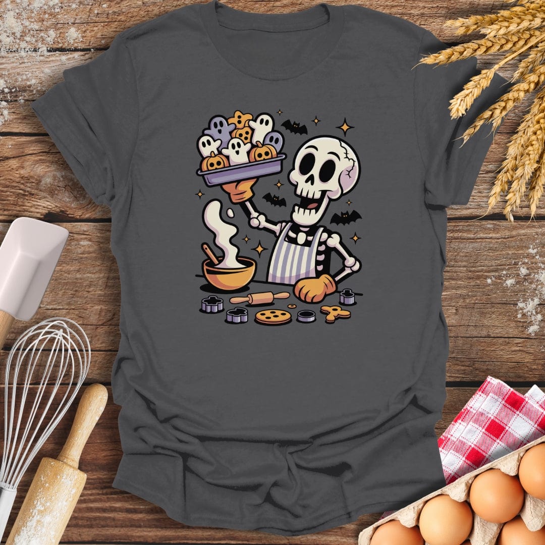 Haunt & Bake T-Shirt Charcoal / S Baking Threads