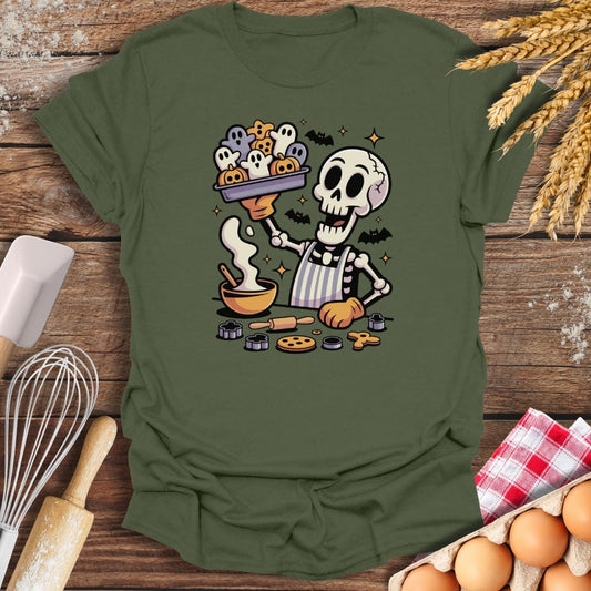 Haunt & Bake T-Shirt Military Green / S Baking Threads
