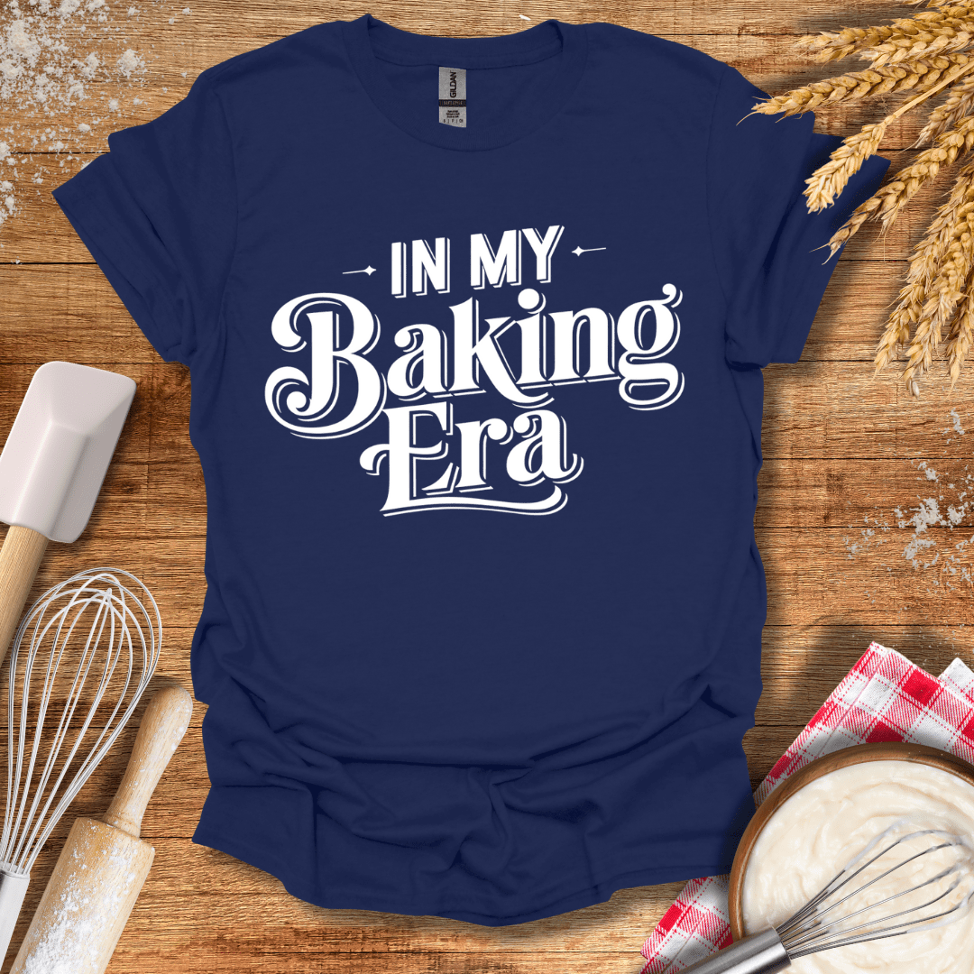 In My Baking Era T-Shirt Navy / S Baking Threads