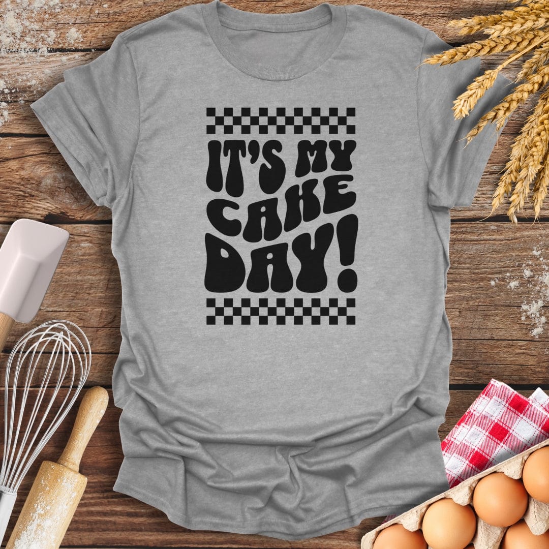 It‘s my Cake Day! T-Shirt Sport Grey / S Baking Threads