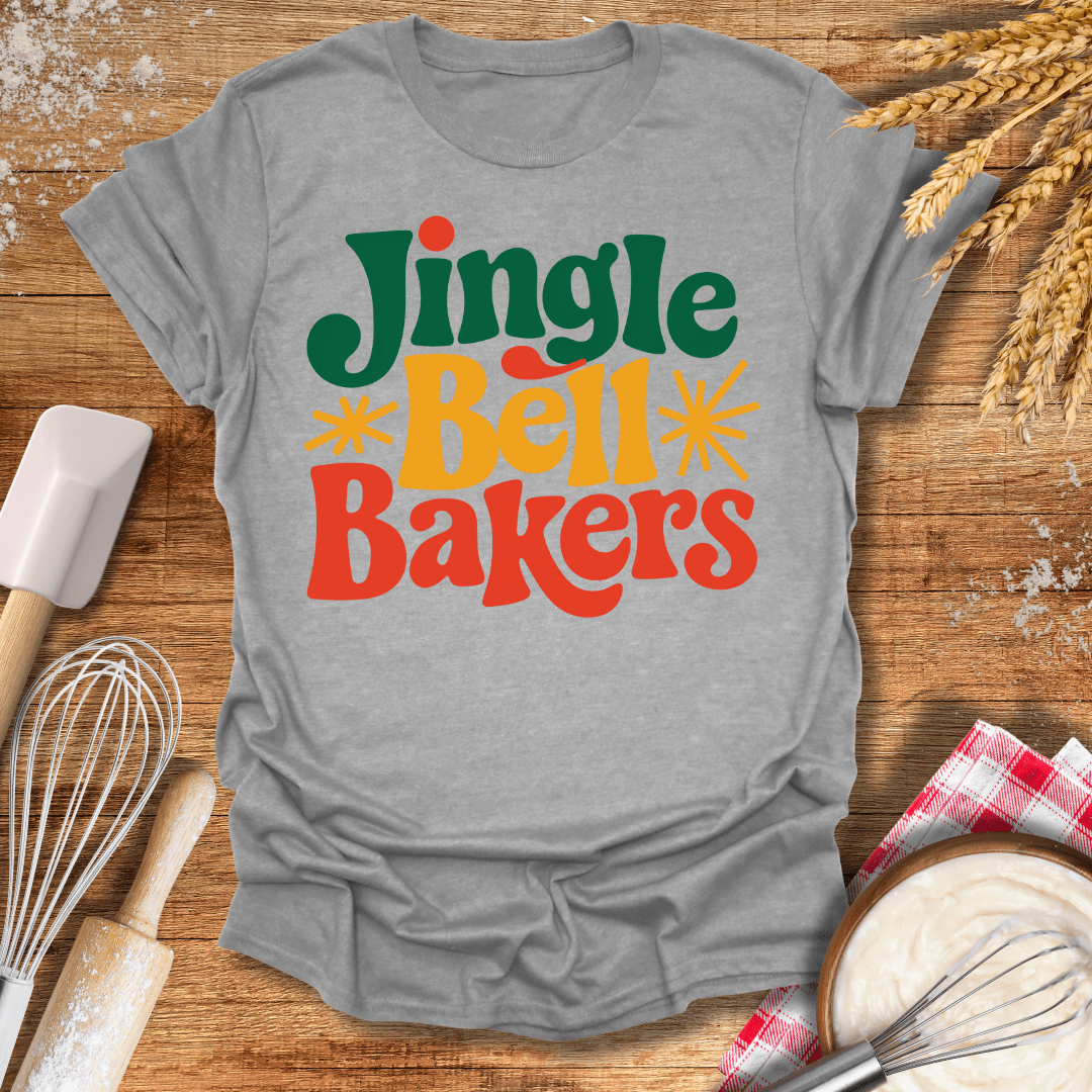 Jingle Bell Bakers T-Shirt Sport Grey / S Baking Threads