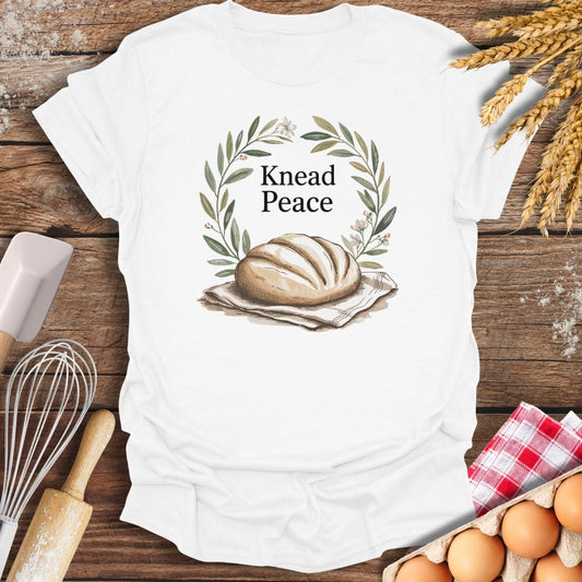Knead Peace T-Shirt White / S Baking Threads