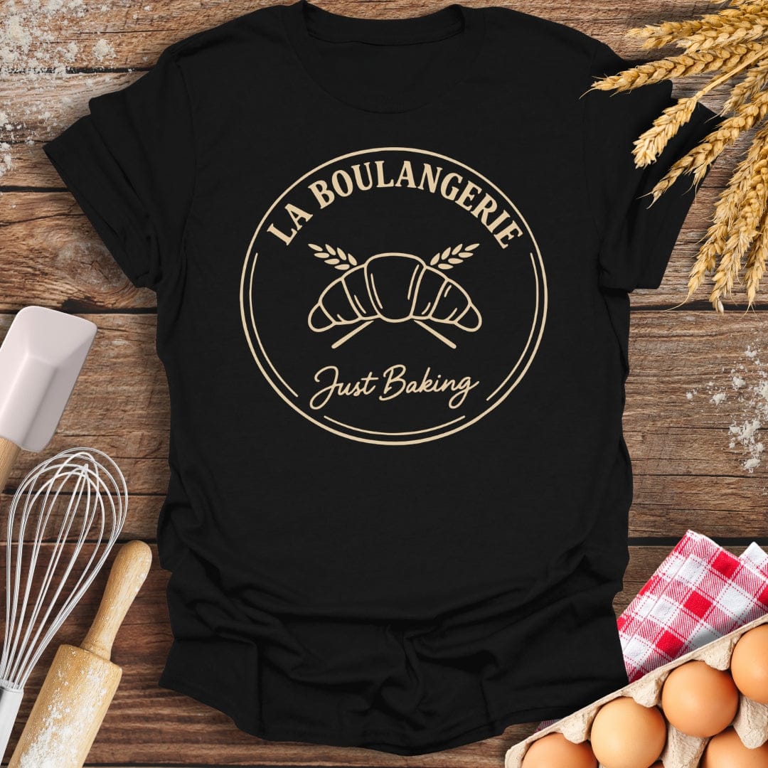 La Boulangerie T-Shirt Black / S Baking Threads