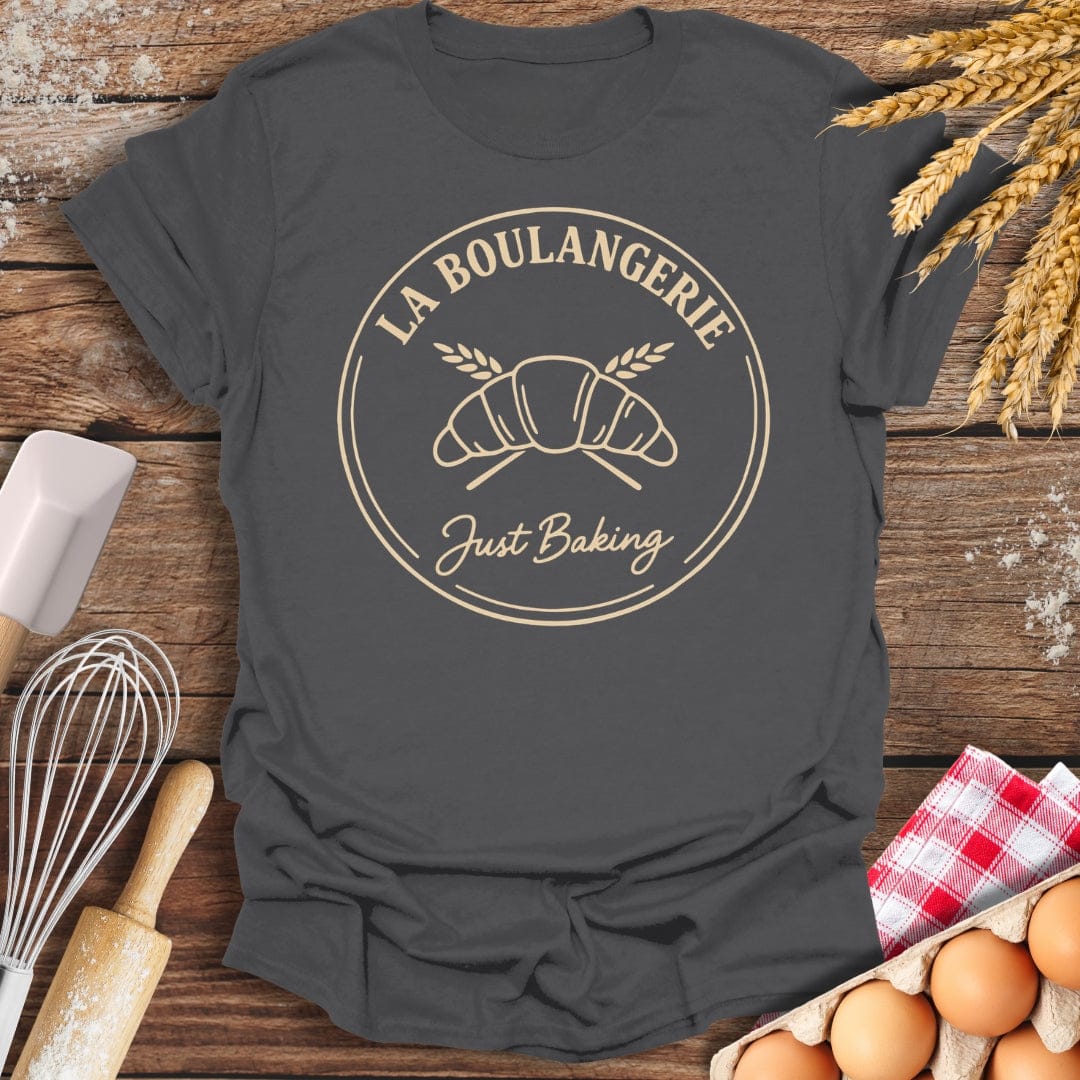 La Boulangerie T-Shirt Charcoal / S Baking Threads