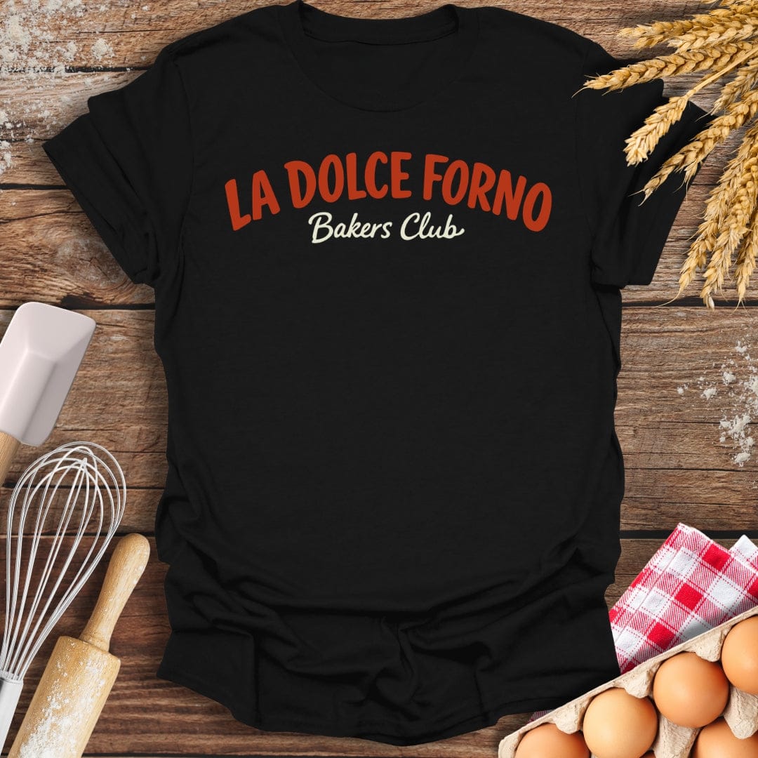 La Dolce Forno T-Shirt Black / S Baking Threads