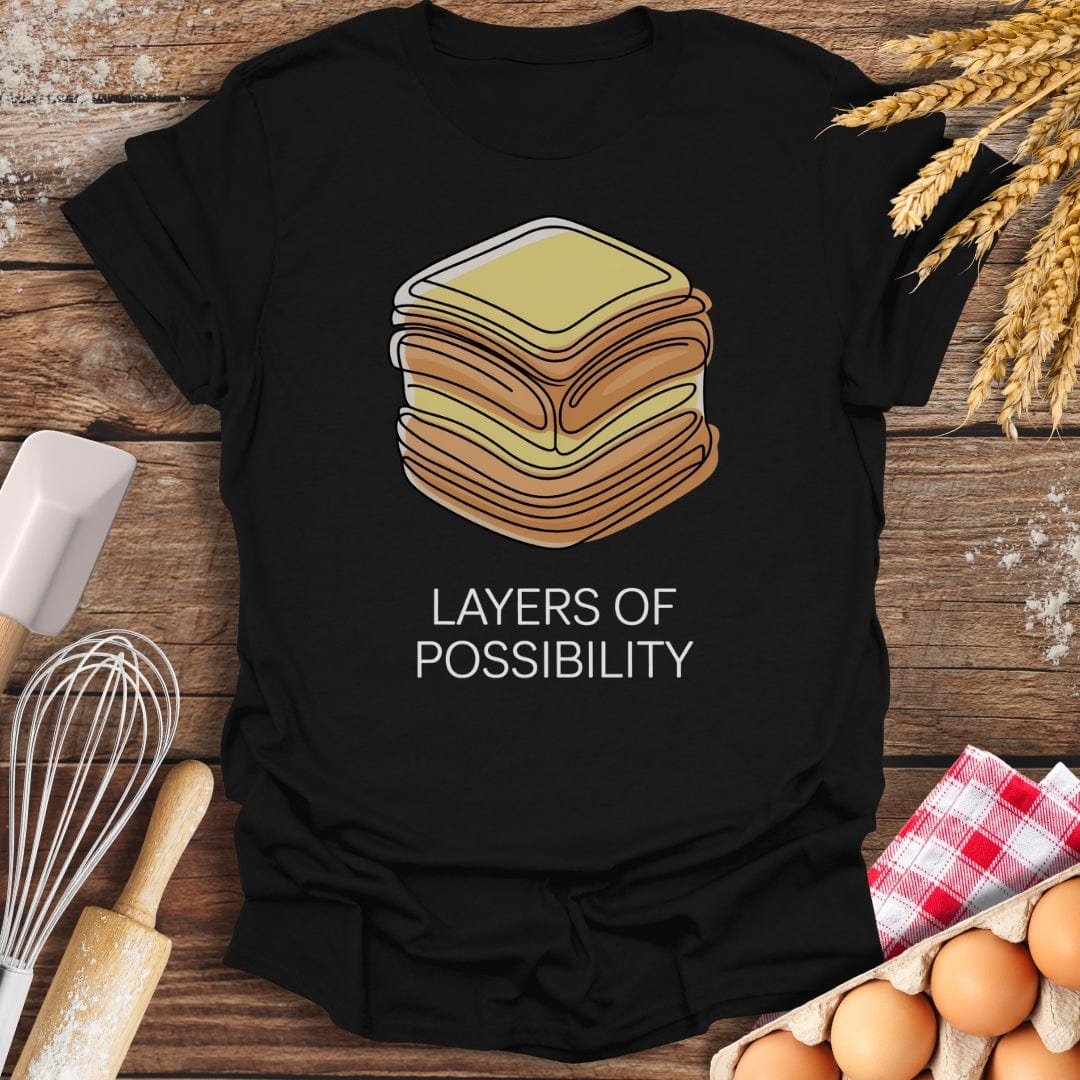 Layers of Possibility T-Shirt Black / S Baking Threads
