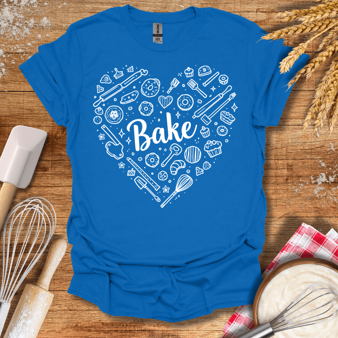 Love Baking T-Shirt Royal / S Baking Threads