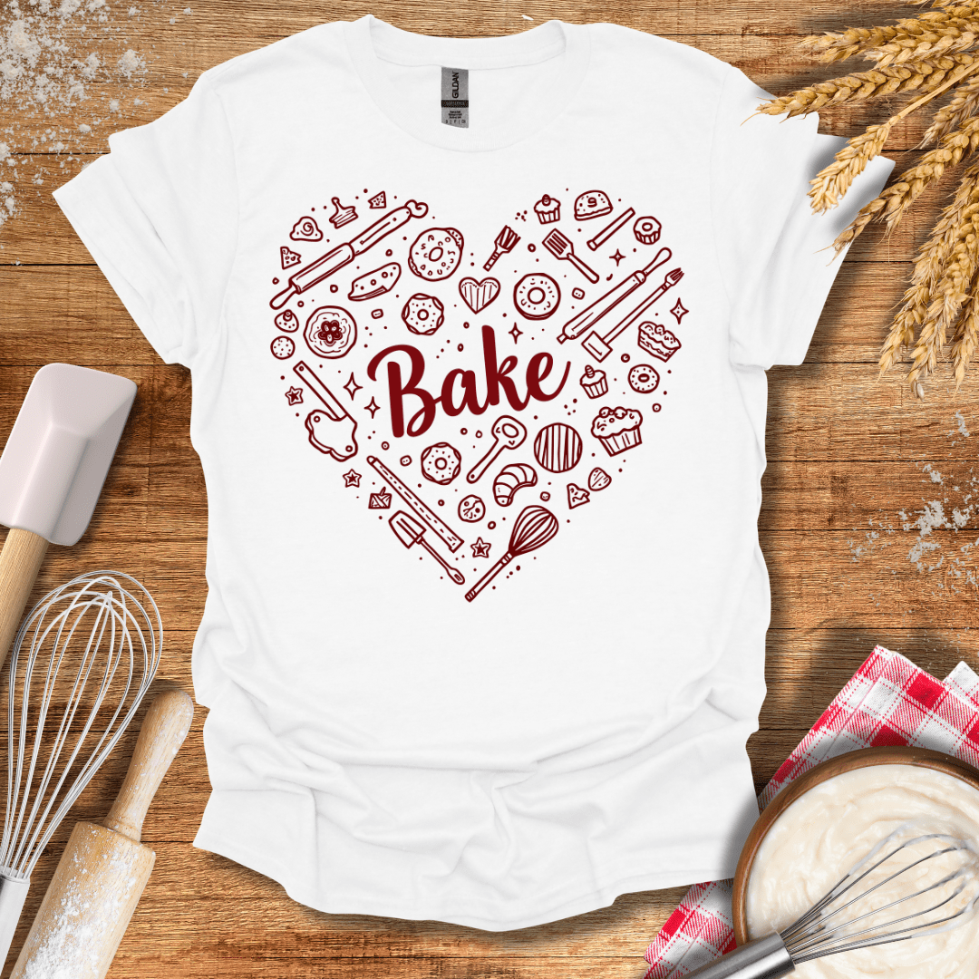 Love Baking T-Shirt White / S Baking Threads