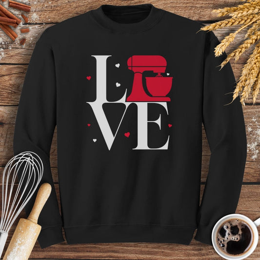Love to Bake Sweatshirt Baking Threads