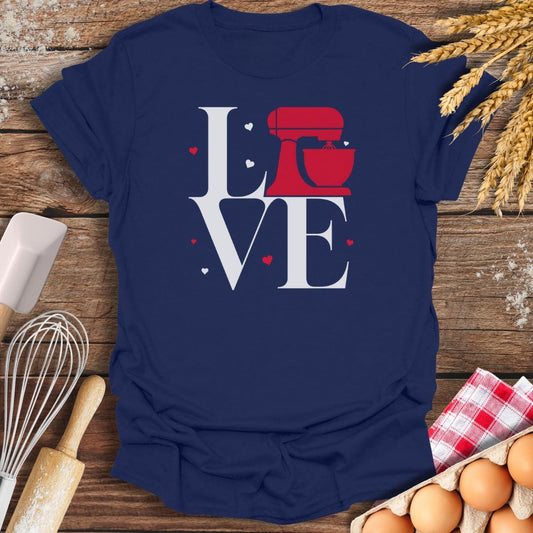 Love to Bake T-Shirt Navy / S Baking Threads