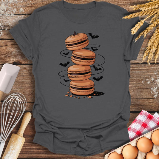 Maca-BOO-ns T-Shirt Charcoal / S Baking Threads