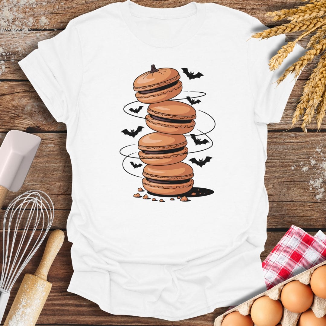 Maca-BOO-ns T-Shirt White / S Baking Threads