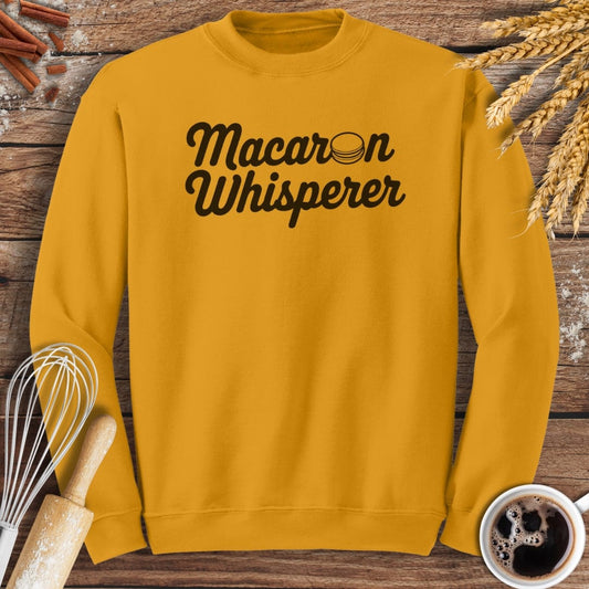 Macaron Whisperer Sweatshirt Baking Threads