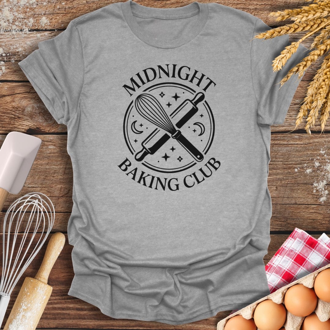 Midnight Baking Club T-Shirt Sport Grey / S Baking Threads