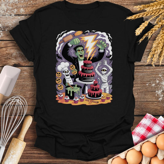 Monster Bake-Off T-Shirt Black / S Baking Threads