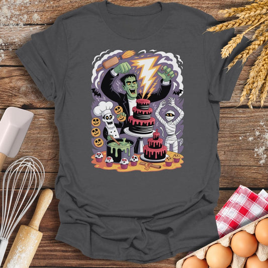 Monster Bake-Off T-Shirt Charcoal / S Baking Threads