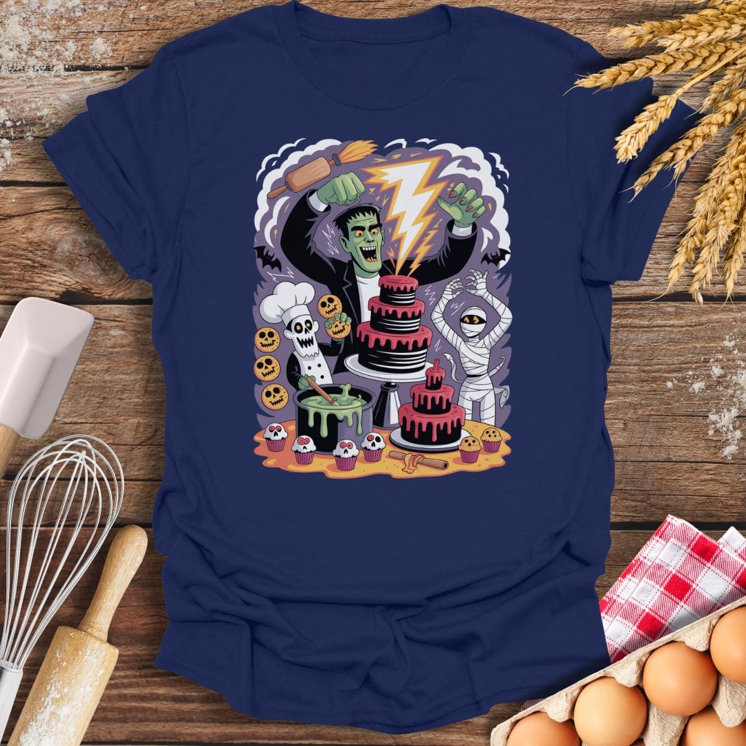 Monster Bake-Off T-Shirt Navy / S Baking Threads