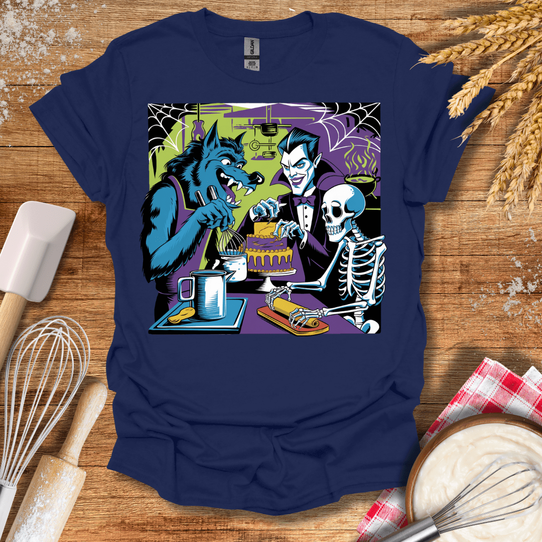 Monster's Bake Off T-Shirt Navy / S Baking Threads