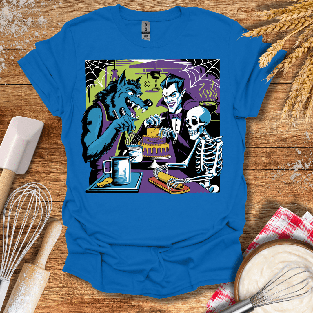 Monster's Bake Off T-Shirt Royal / S Baking Threads