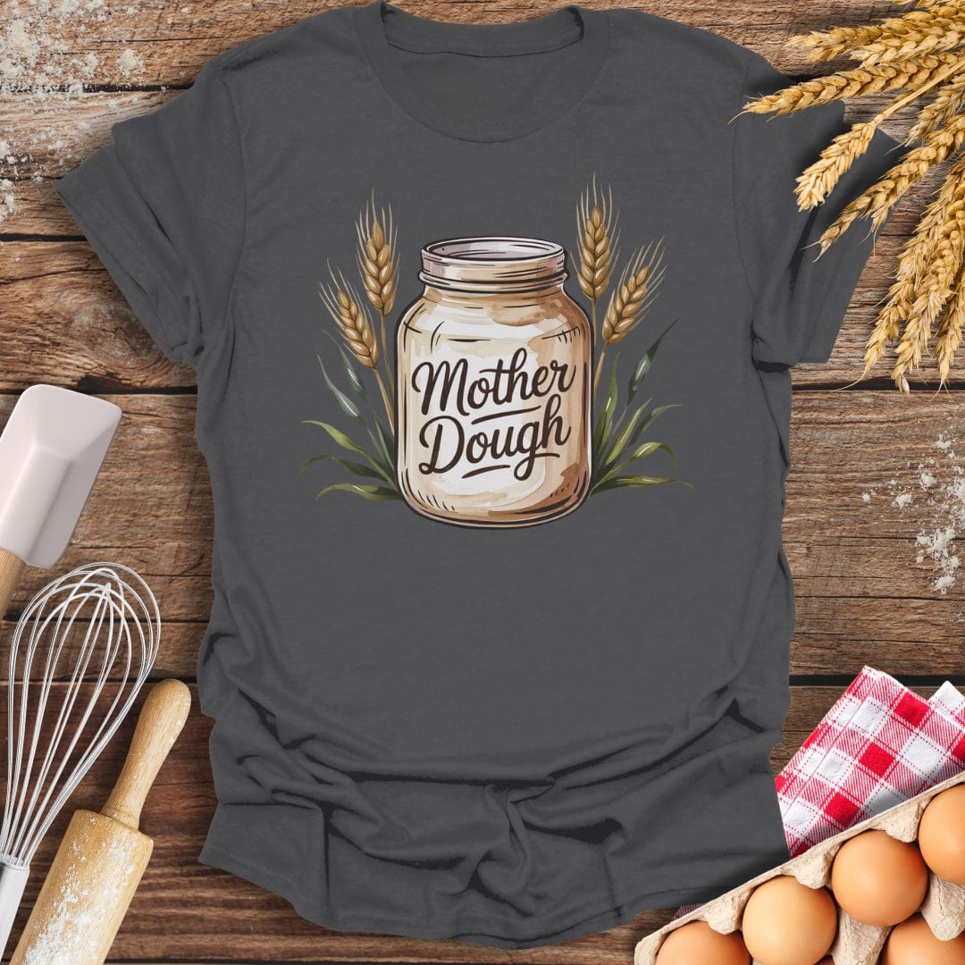 Mother Dough T-Shirt Charcoal / S Baking Threads