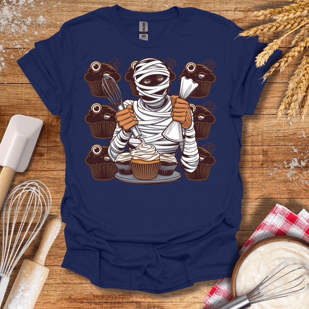 Mummy's Muffin Madness T-Shirt Navy / S Baking Threads