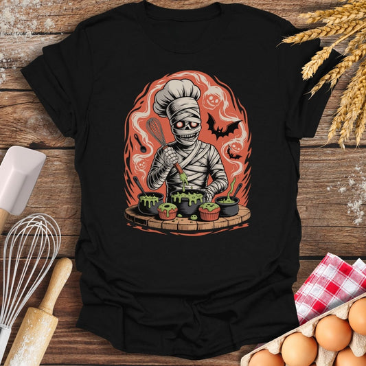 Mummy’s Recipe T-Shirt Black / S Baking Threads