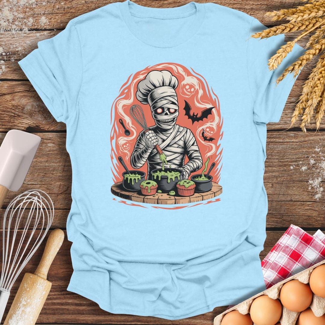 Mummy’s Recipe T-Shirt Light Blue / S Baking Threads