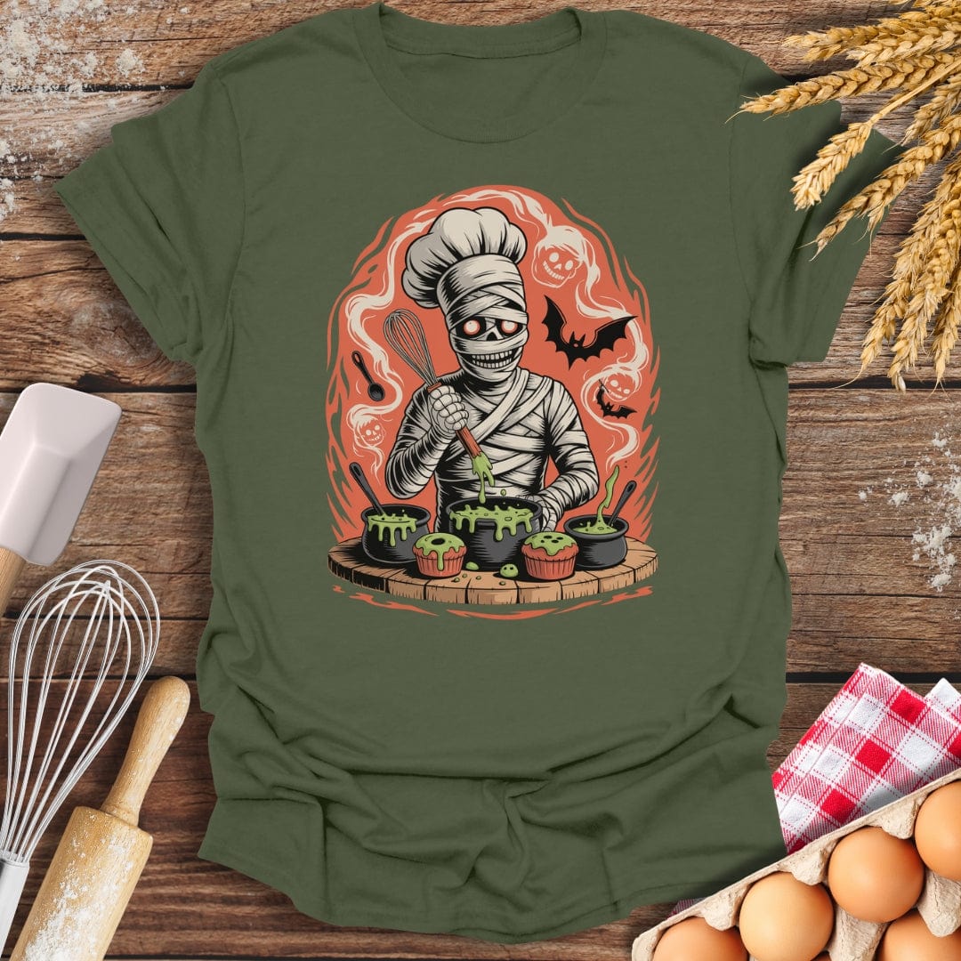 Mummy’s Recipe T-Shirt Military Green / S Baking Threads