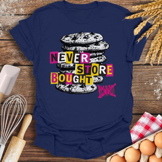 Never Store Bought T-Shirt Navy / S Baking Threads