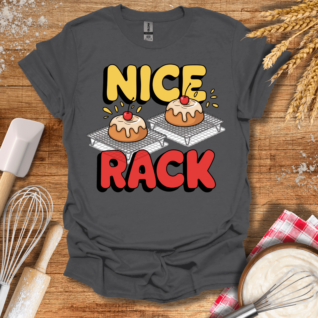 Nice Rack T-Shirt Charcoal / S Baking Threads