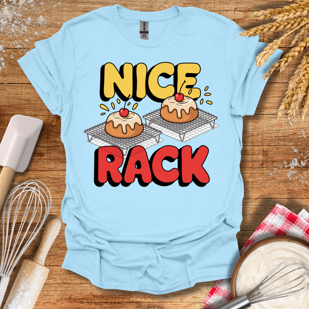 Nice Rack T-Shirt Light Blue / S Baking Threads