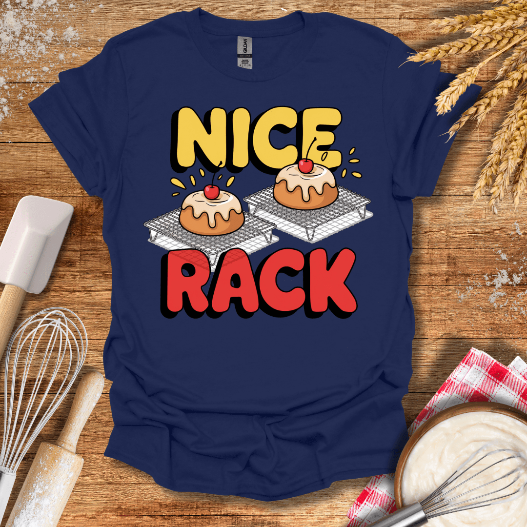 Nice Rack T-Shirt Navy / S Baking Threads