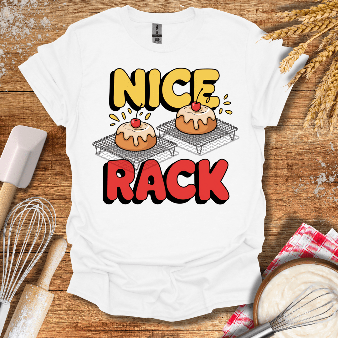 Nice Rack T-Shirt White / S Baking Threads