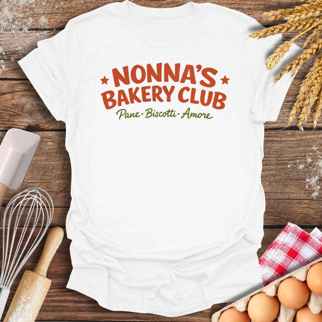 Nonna's Bakery Club T-Shirt White / S Baking Threads