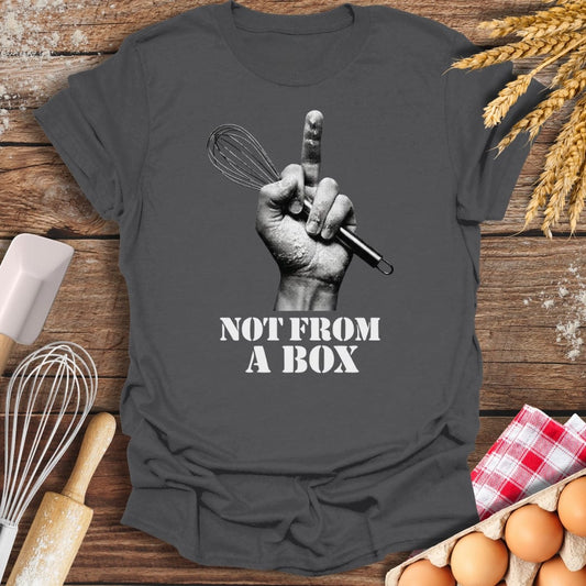 Not From A Box T-Shirt Charcoal / S Baking Threads