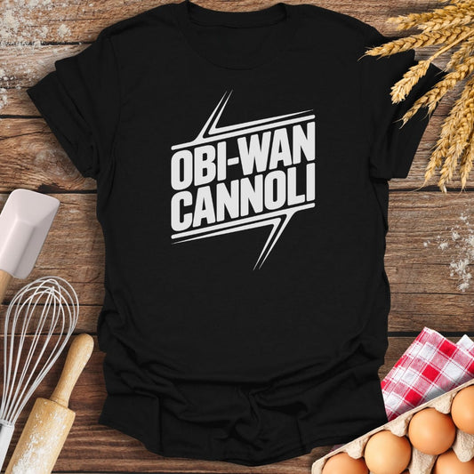 Obi-Wan Cannoli T-Shirt Black / S Baking Threads