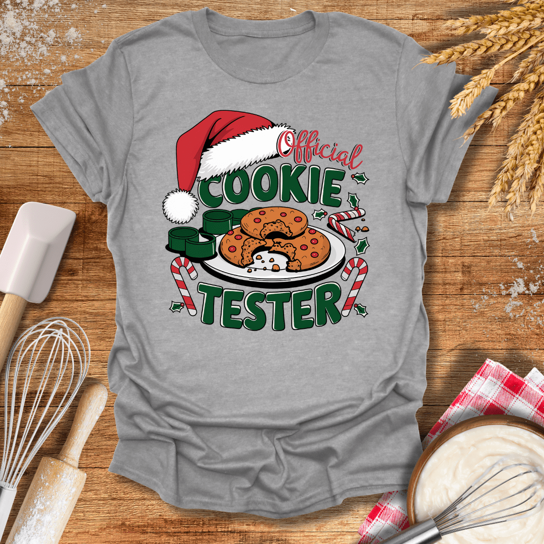 Official Cookie Tester T-Shirt Sport Grey / S Baking Threads