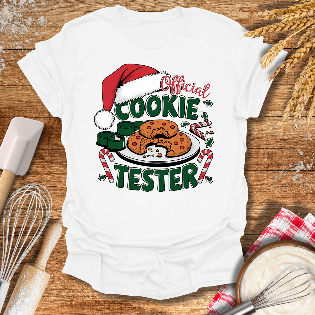 Official Cookie Tester T-Shirt White / S Baking Threads