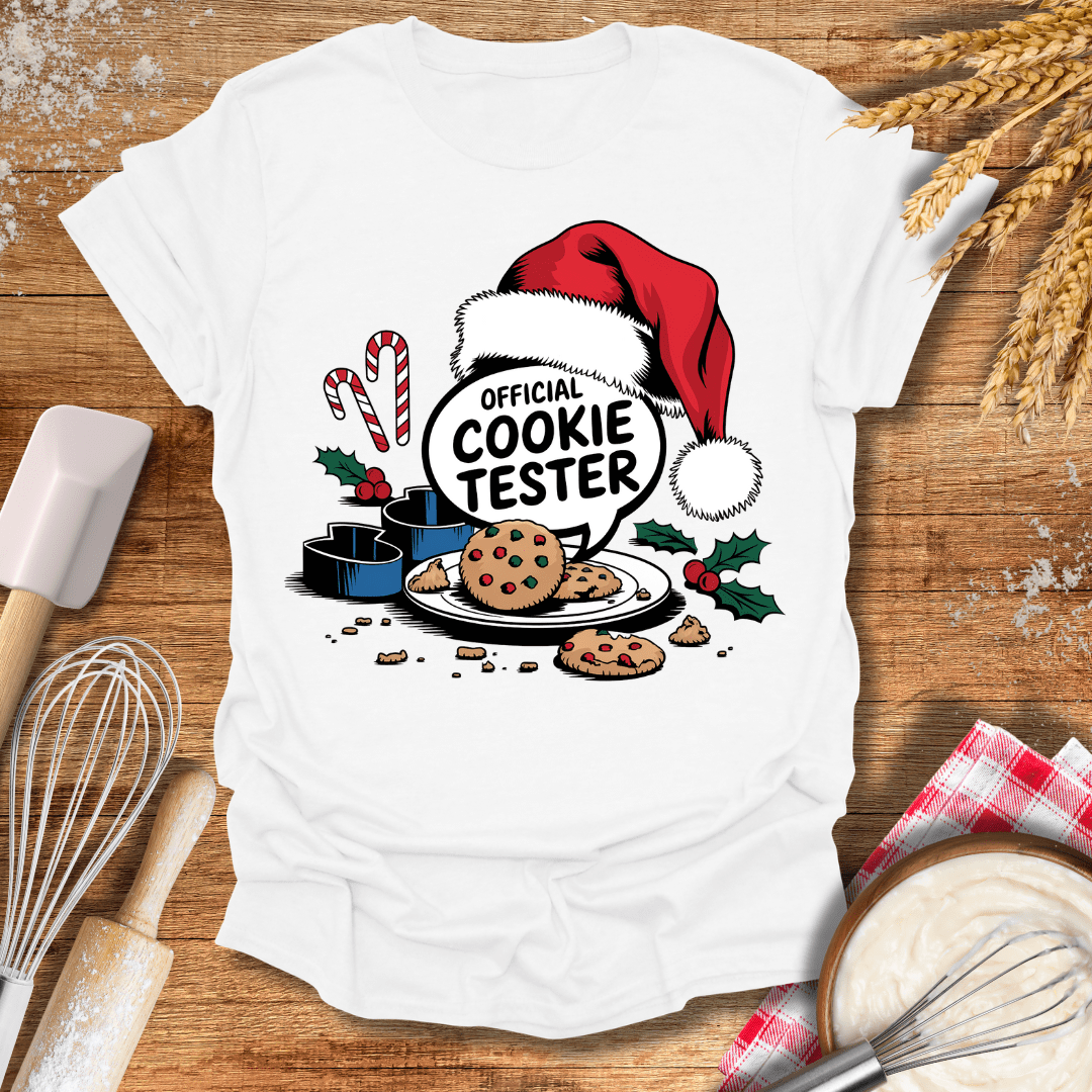 Official Cookie Tester T-Shirt White / S Baking Threads