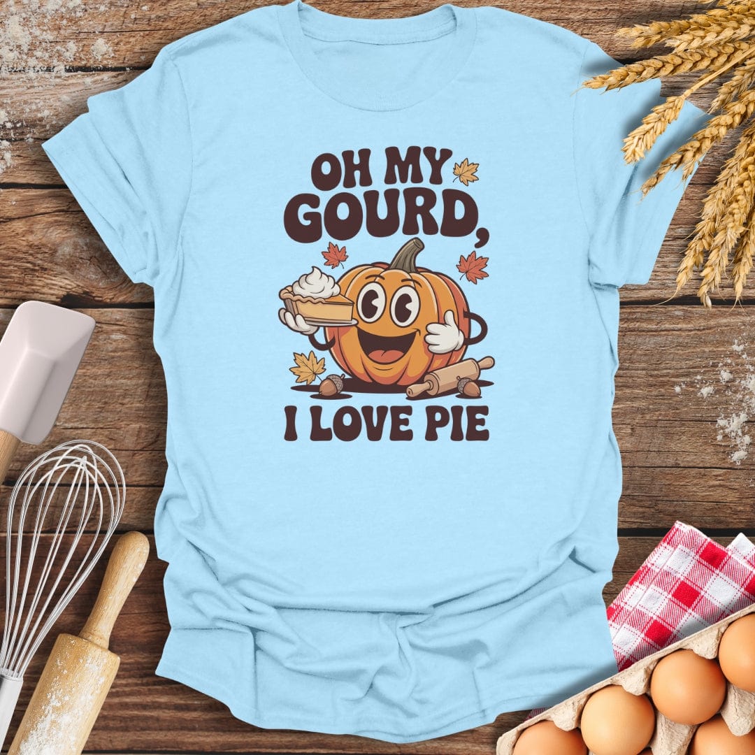 Oh My Gourd T-Shirt Light Blue / S Baking Threads