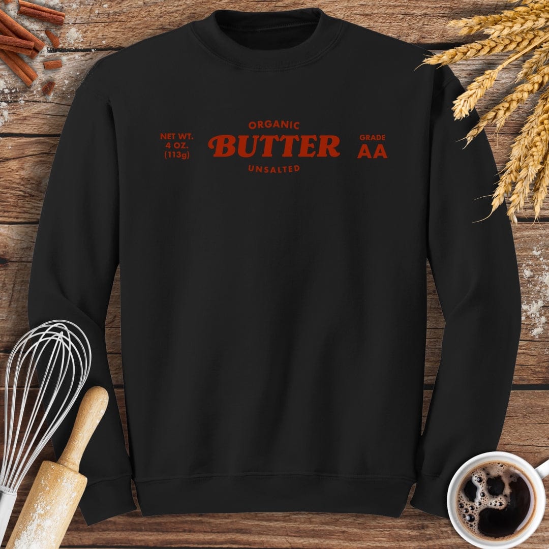 Organic Unsalted Butter Sweatshirt Baking Threads
