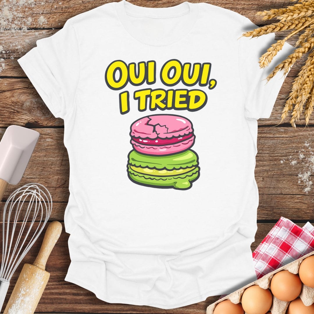 Oui Oui, I Tried T-Shirt White / S Baking Threads