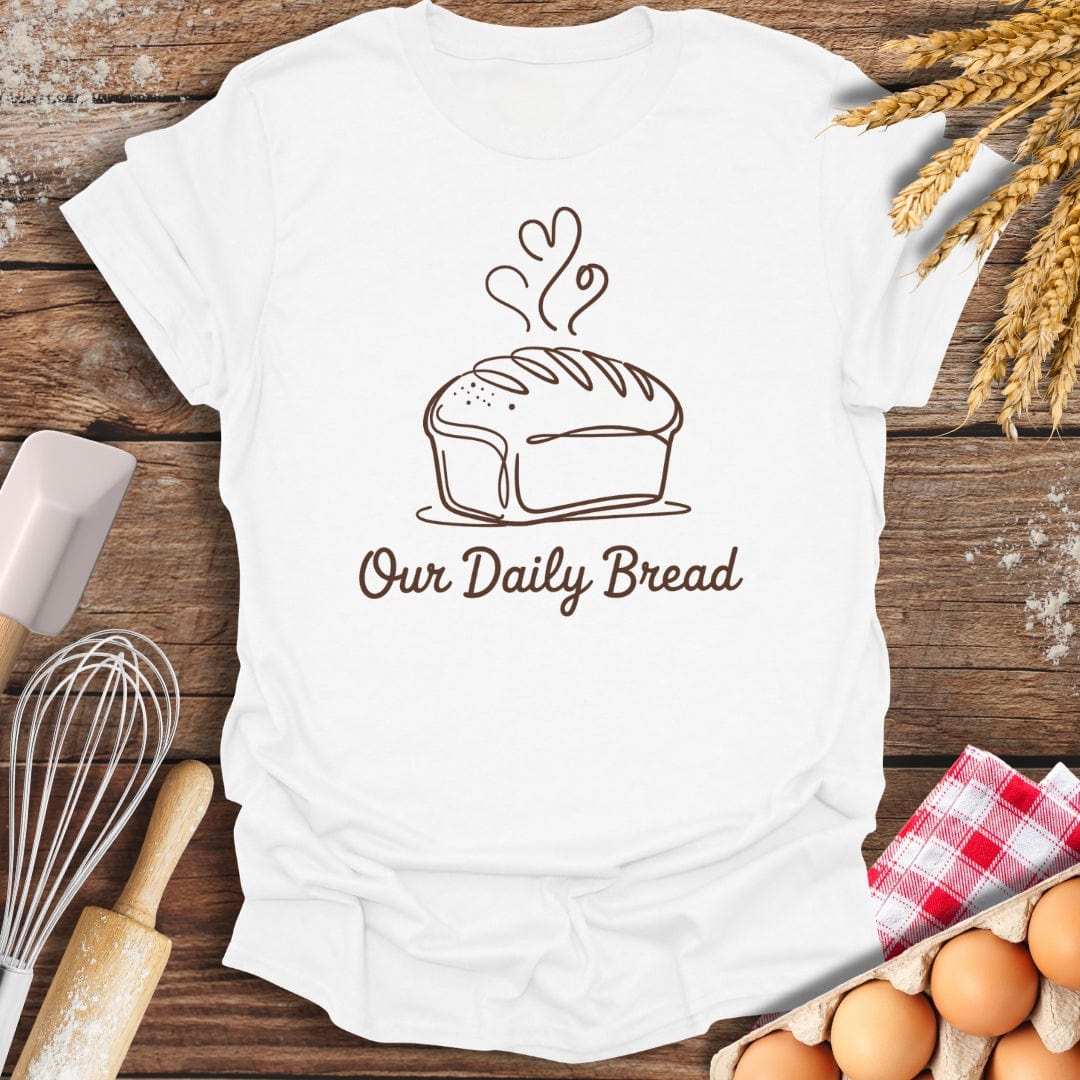 Our Daily Bread T-Shirt White / S Baking Threads