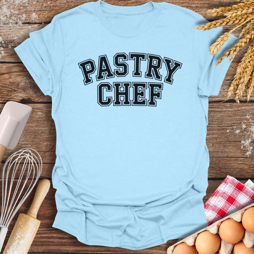 Pastry Chef T-Shirt Light Blue / S Baking Threads
