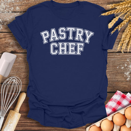 Pastry Chef T-Shirt Navy / S Baking Threads