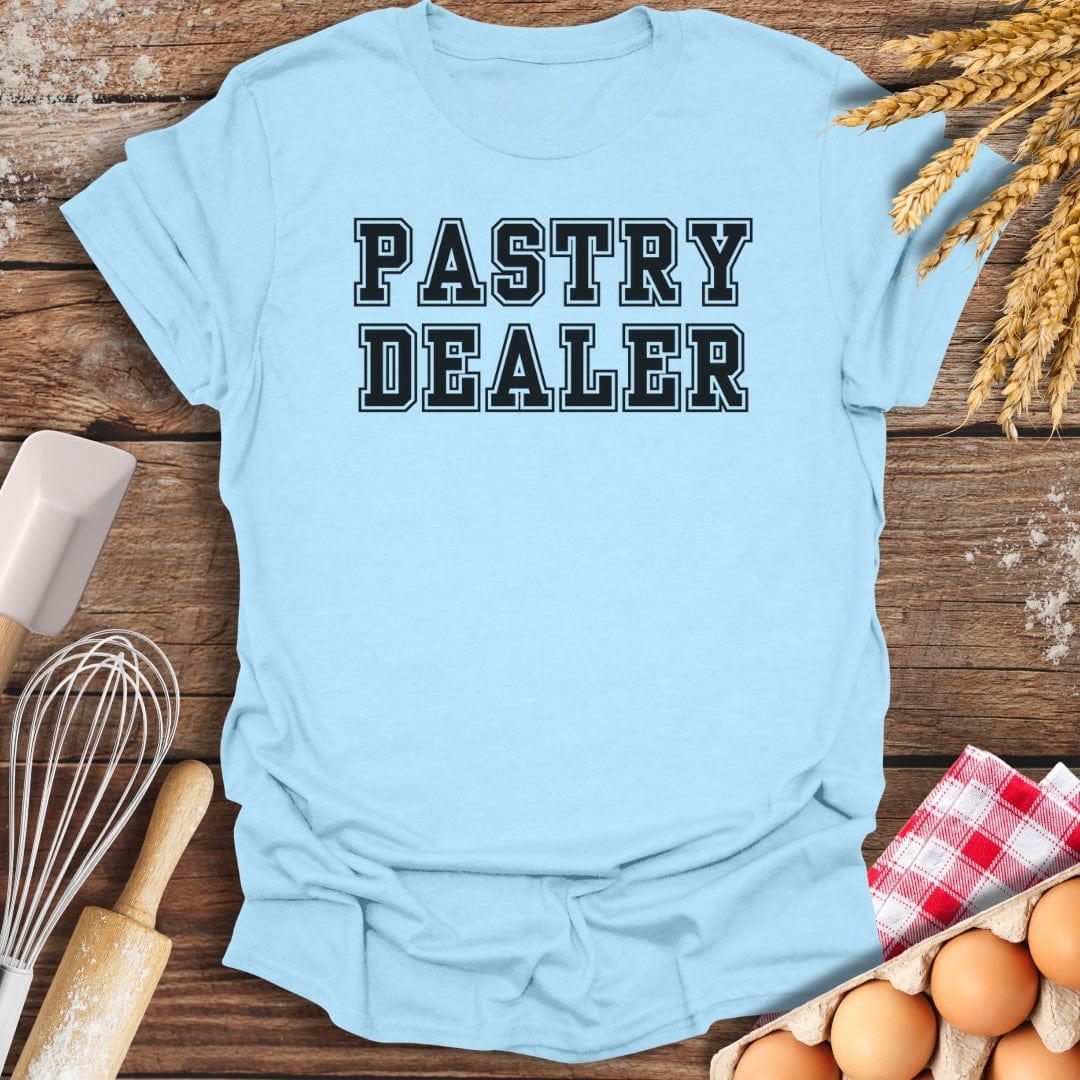 Pastry Dealer T-Shirt Light Blue / S Baking Threads